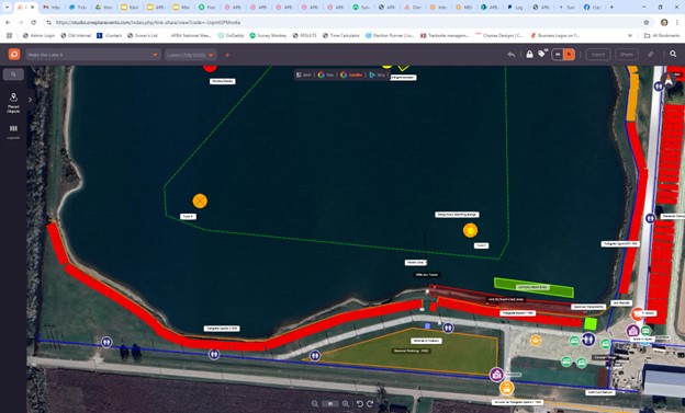 Champions Park Lake Tailgate Map