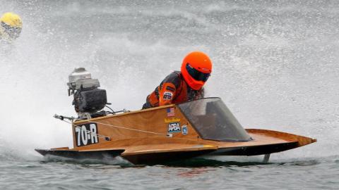 Brown hydro racing