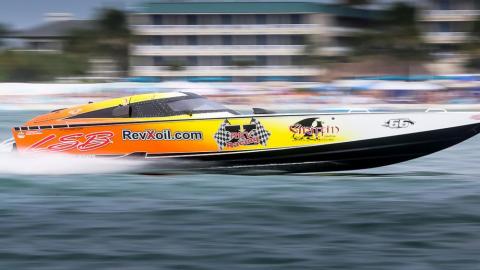 Super Vee Race Boat